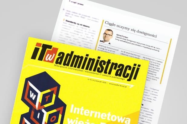 Miesięcznik IT w administracji.