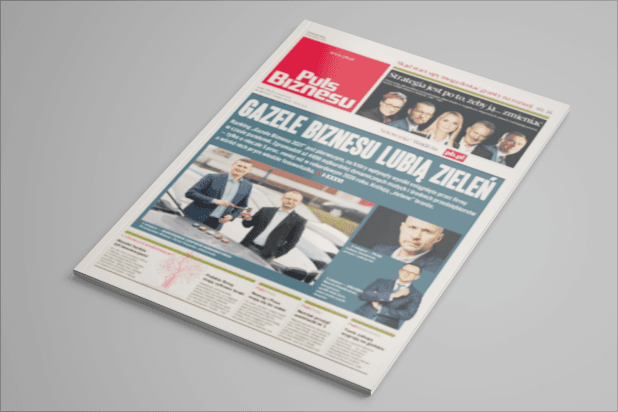 Okładka wydania „Puls Biznesu” z dnia 20.12.2021.