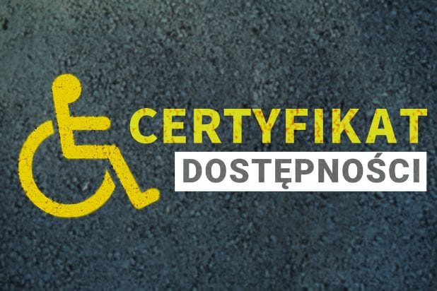 Symbol OzN. Hasło: Certyfikat Dostępności.